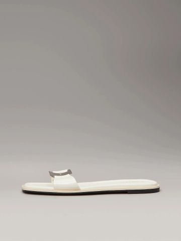 Calvin Klein - Dép quai ngang CK nữ CK Flat Premium Slide