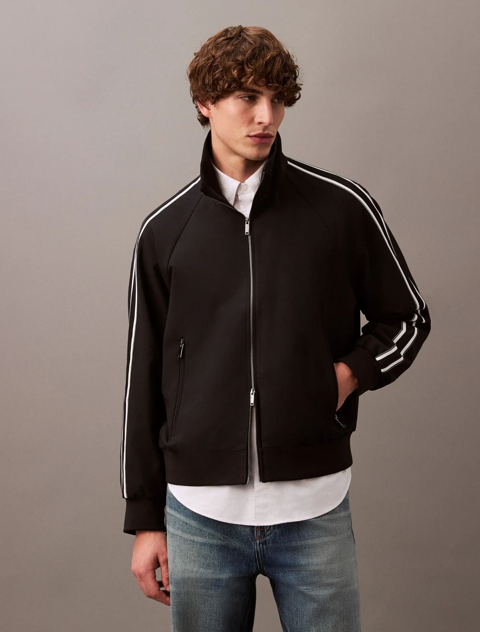 Calvin Klein - Áo khoác CK nam Classic Track Jacket