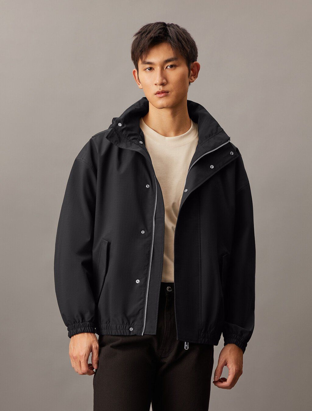 Calvin Klein - Áo khoác CK nam Packable Hooded Technical Jacket