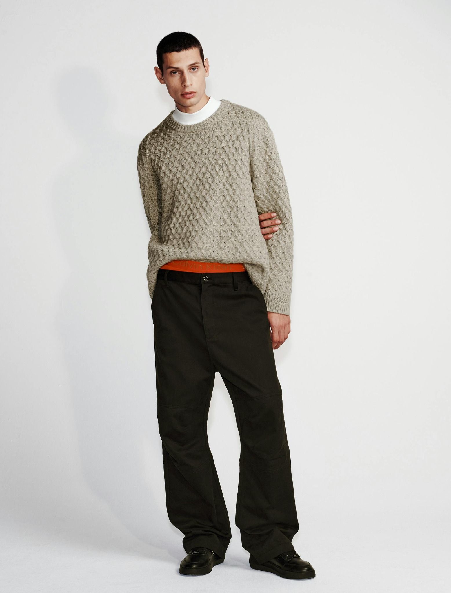 Calvin Klein - Quần dài CK nam Wide Leg Chinos