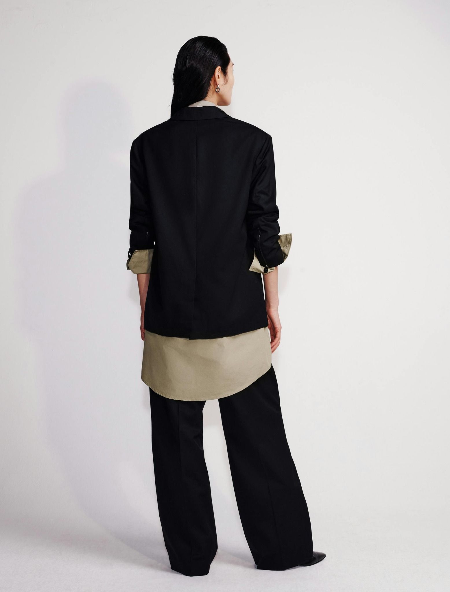 Calvin Klein - Quần dài CK nữ Wool Blend Tailored Pants
