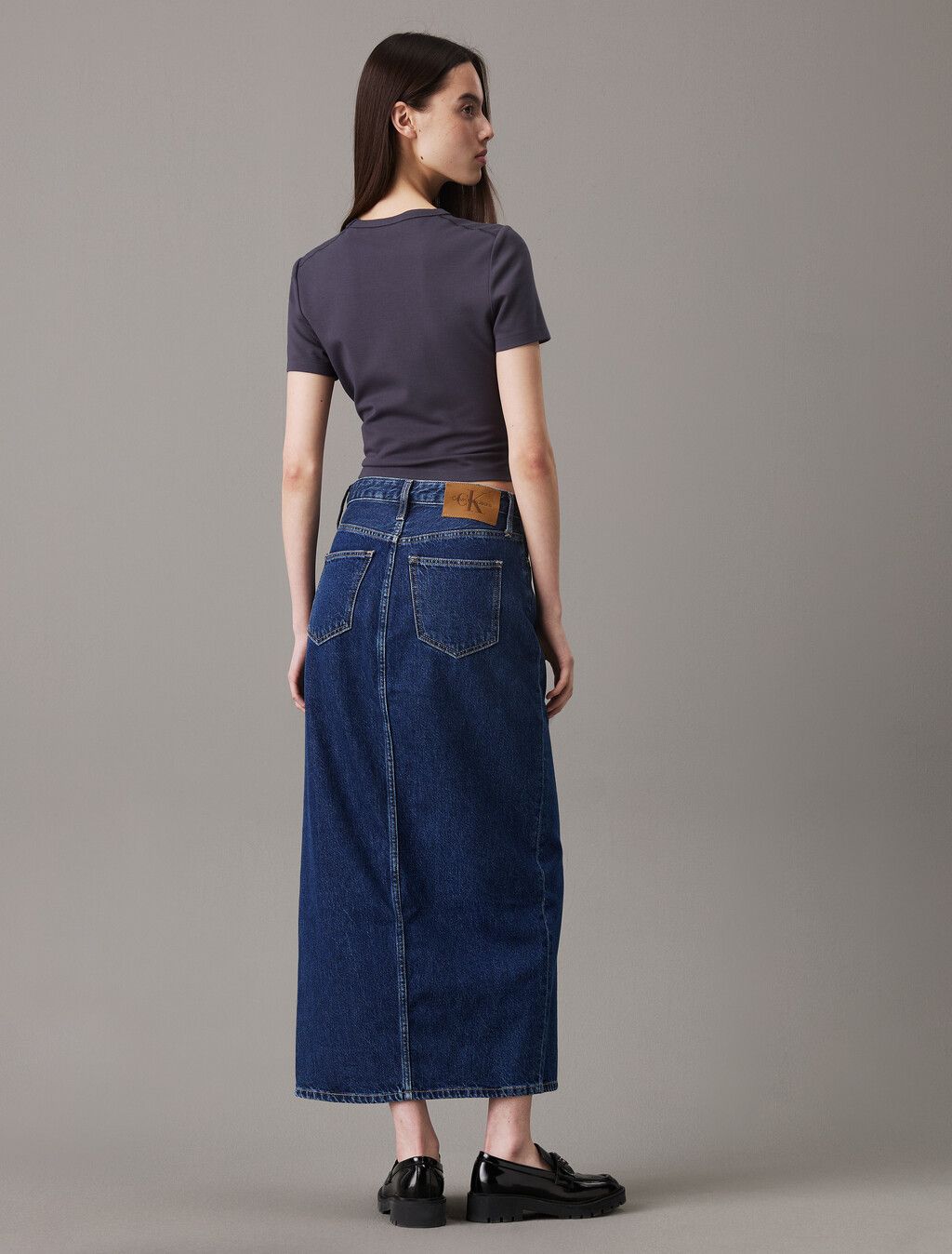 Calvin Klein - Váy jeans CK nữ Denim Maxi Skirt