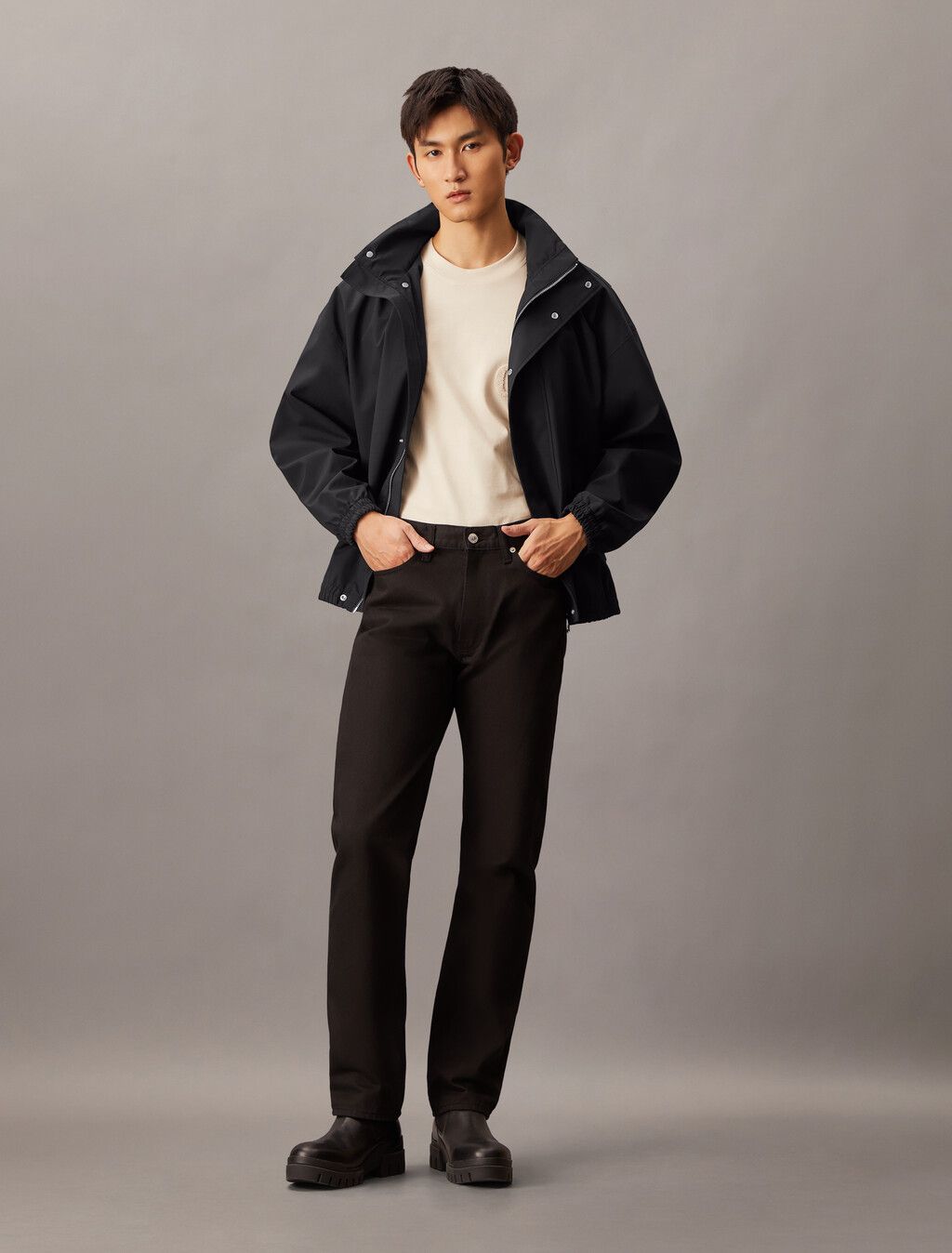 Calvin Klein - Áo khoác CK nam Packable Hooded Technical Jacket