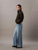Calvin Klein - Quần jeans ống rộng CK nữ The Wide Leg Tencel Blue