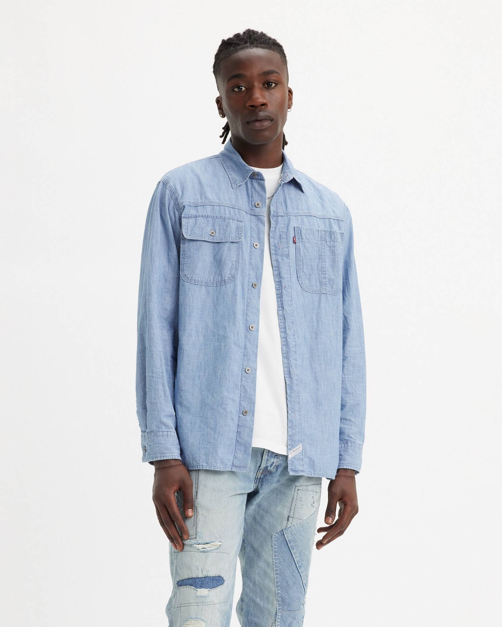 Levi's - Áo sơ mi tay dài nam Long Sleeve Auburn Worker Shirt