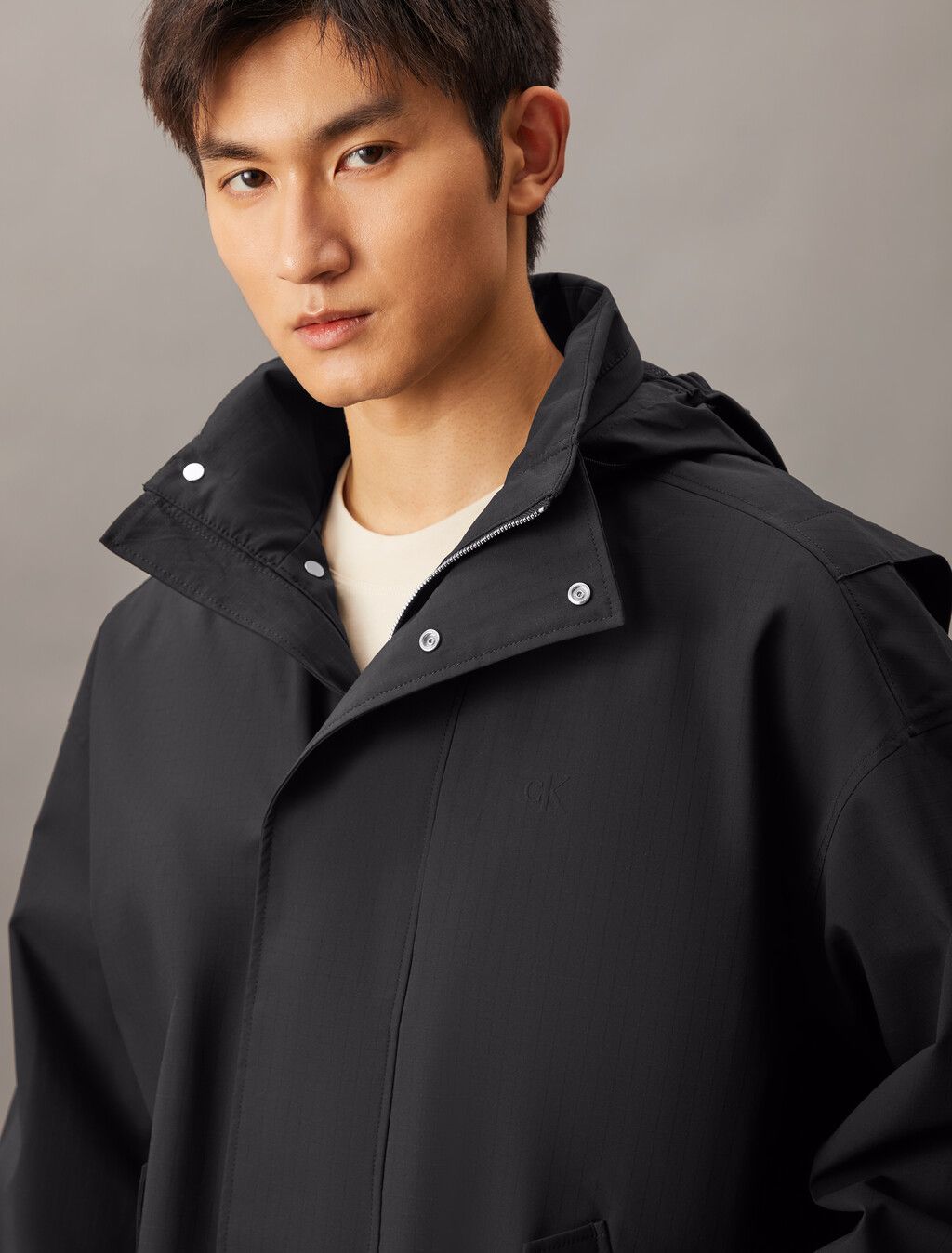Calvin Klein - Áo khoác CK nam Packable Hooded Technical Jacket