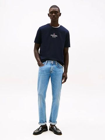 Tommy Hilfiger - Áo phông tay ngắn nam Logo Crew Neck T-Shirt