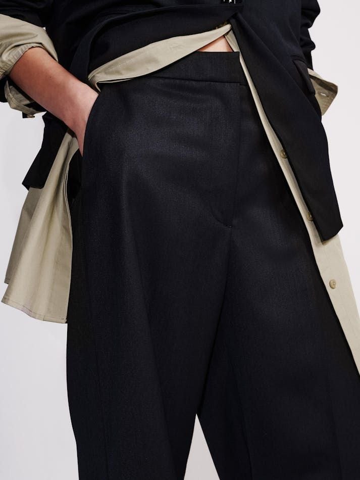 Calvin Klein - Quần dài CK nữ Wool Blend Tailored Pants