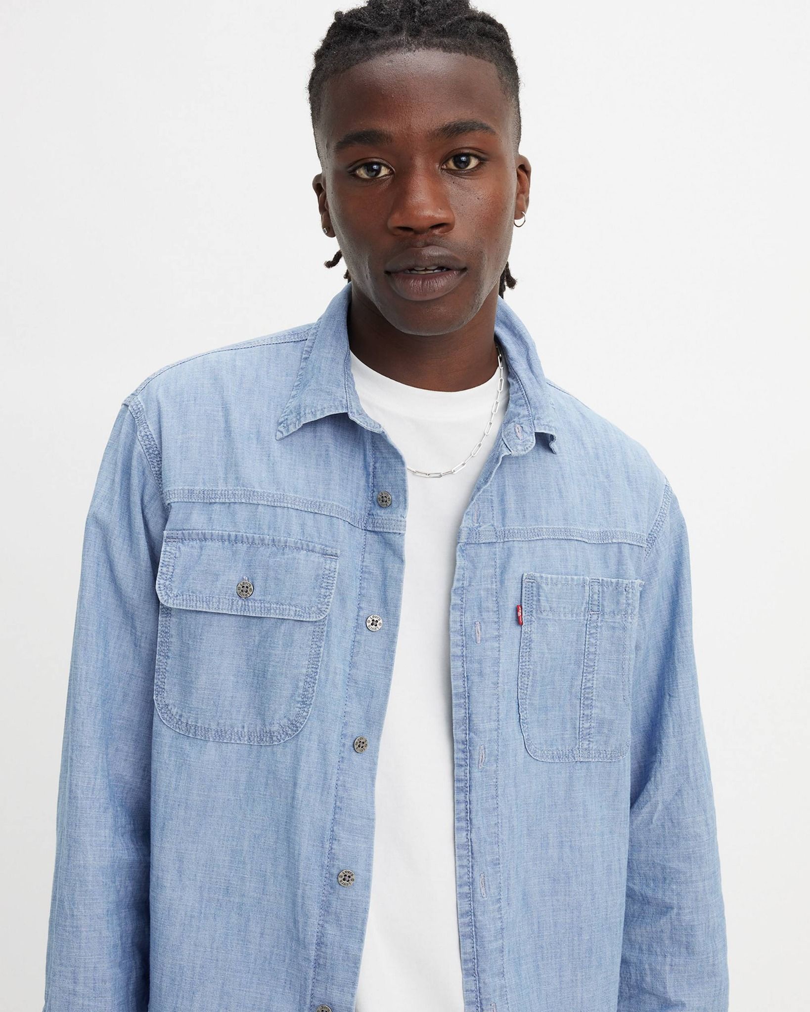 Levi's - Áo sơ mi tay dài nam Long Sleeve Auburn Worker Shirt