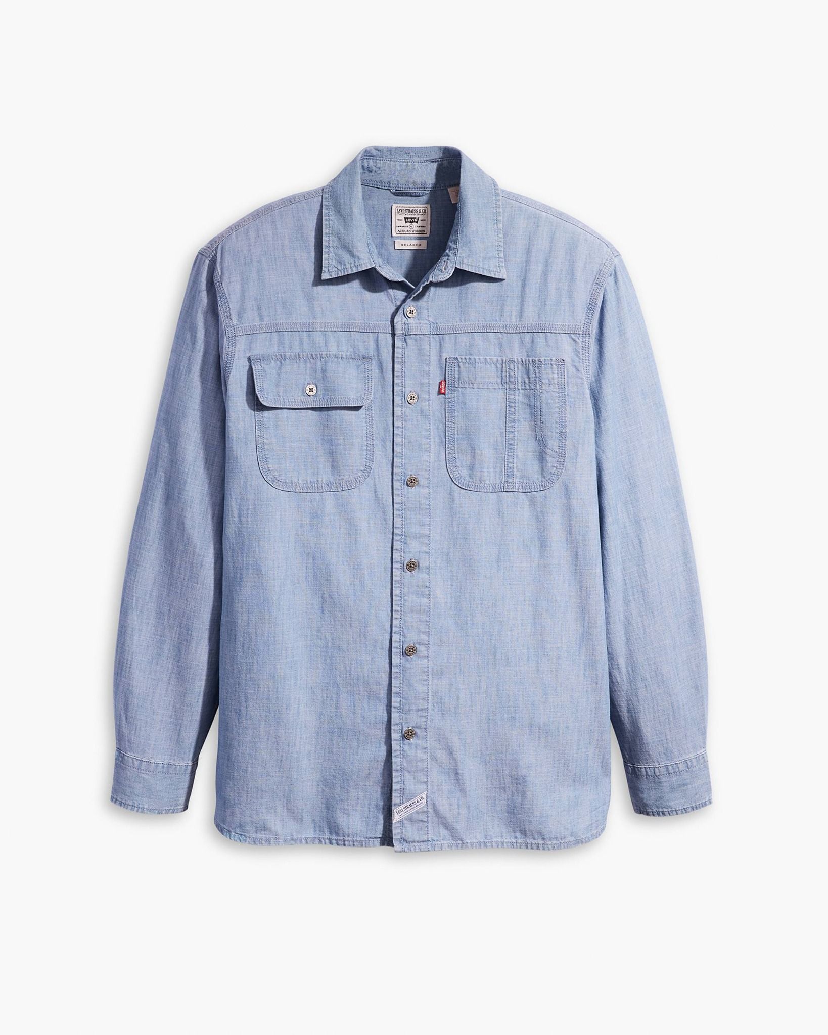 Levi's - Áo sơ mi tay dài nam Long Sleeve Auburn Worker Shirt