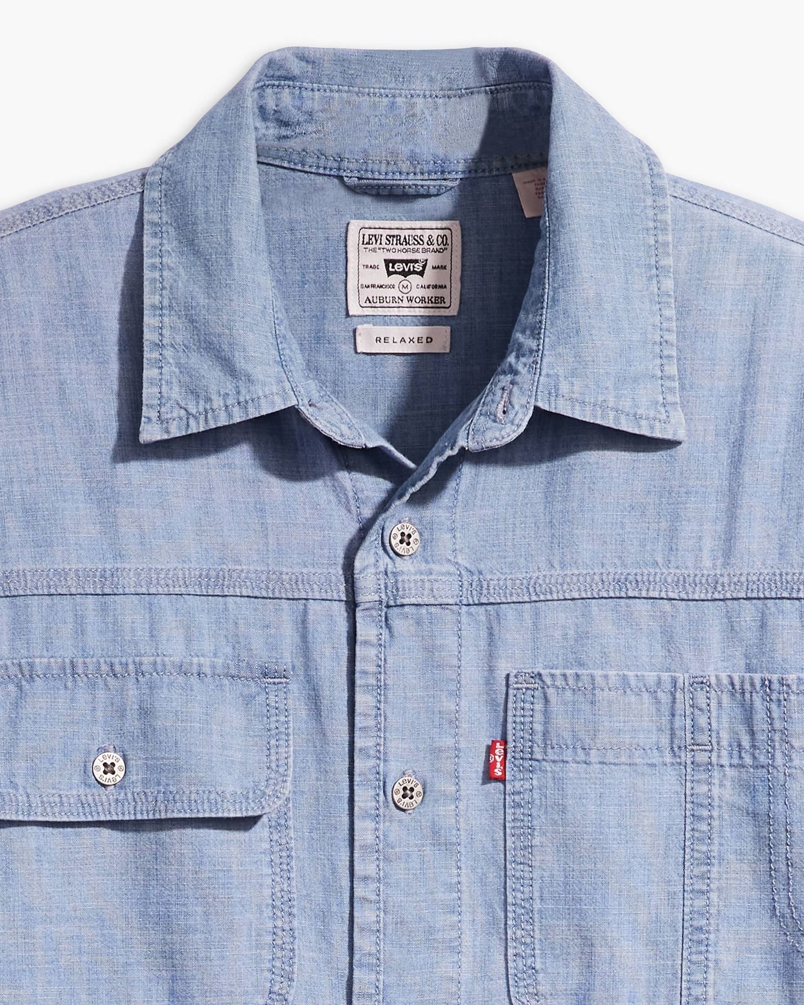 Levi's - Áo sơ mi tay dài nam Long Sleeve Auburn Worker Shirt
