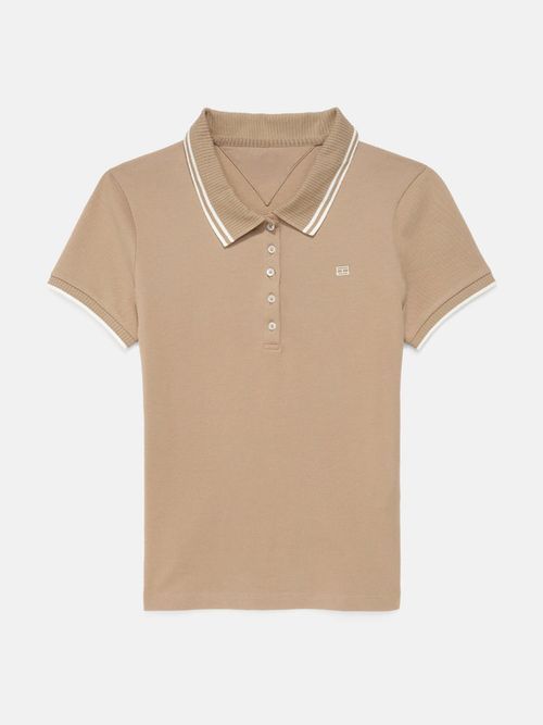 Tommy Hilfiger - Áo polo tay ngắn nữ TH Sporty Slim Polo