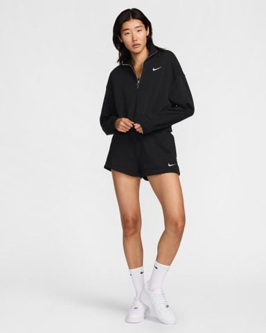 Nike - Quần ngắn thể thao Nữ Phoenix Fleece Women's High-Waisted Loose French Terry Shorts - 2