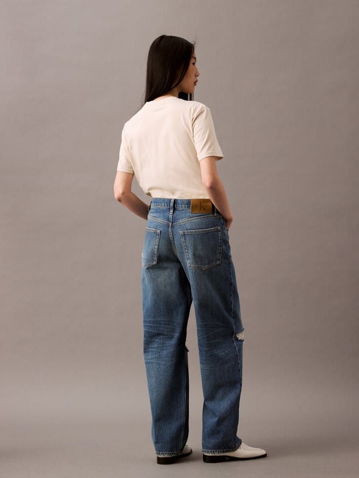 Calvin Klein - Quần jeans ống rộng CK nữ 90S Loose Vintage River