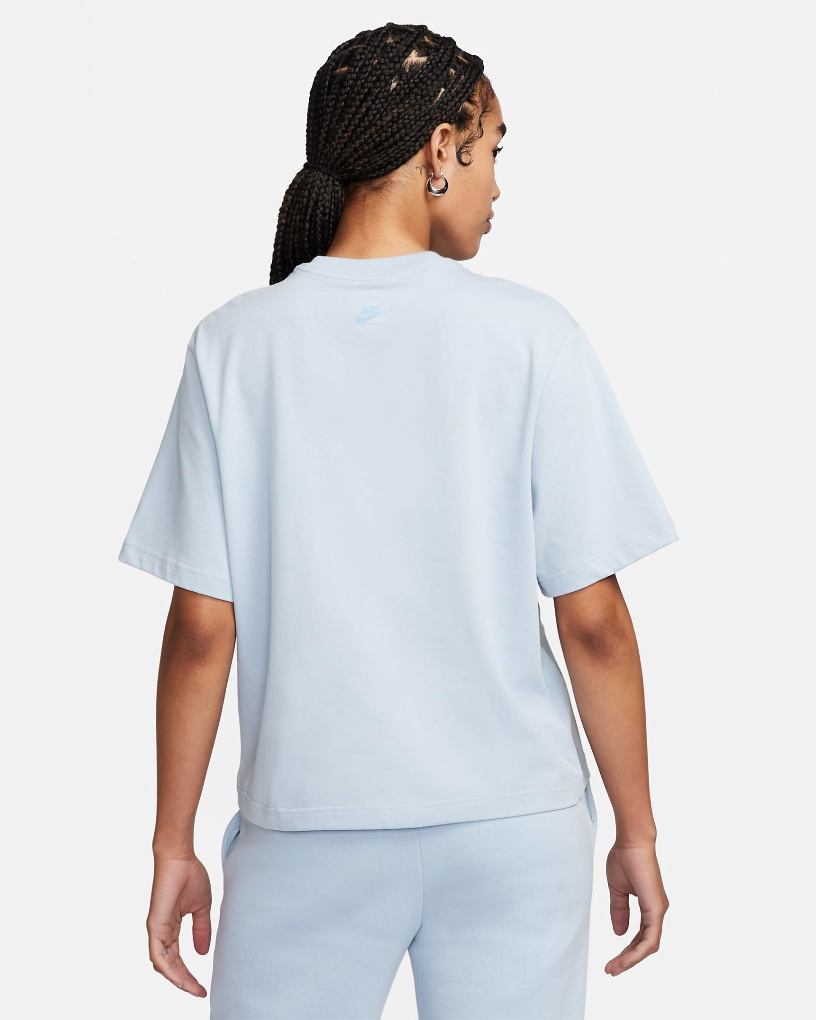 Nike - Áo tay ngắn thể thao Nữ Heritage Women's Boxy Tee
