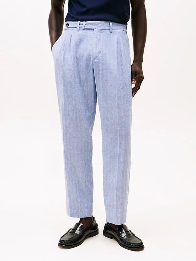 Tommy Hilfiger - Quần dài nam Smart Casual Herringbone Wide Leg Trousers