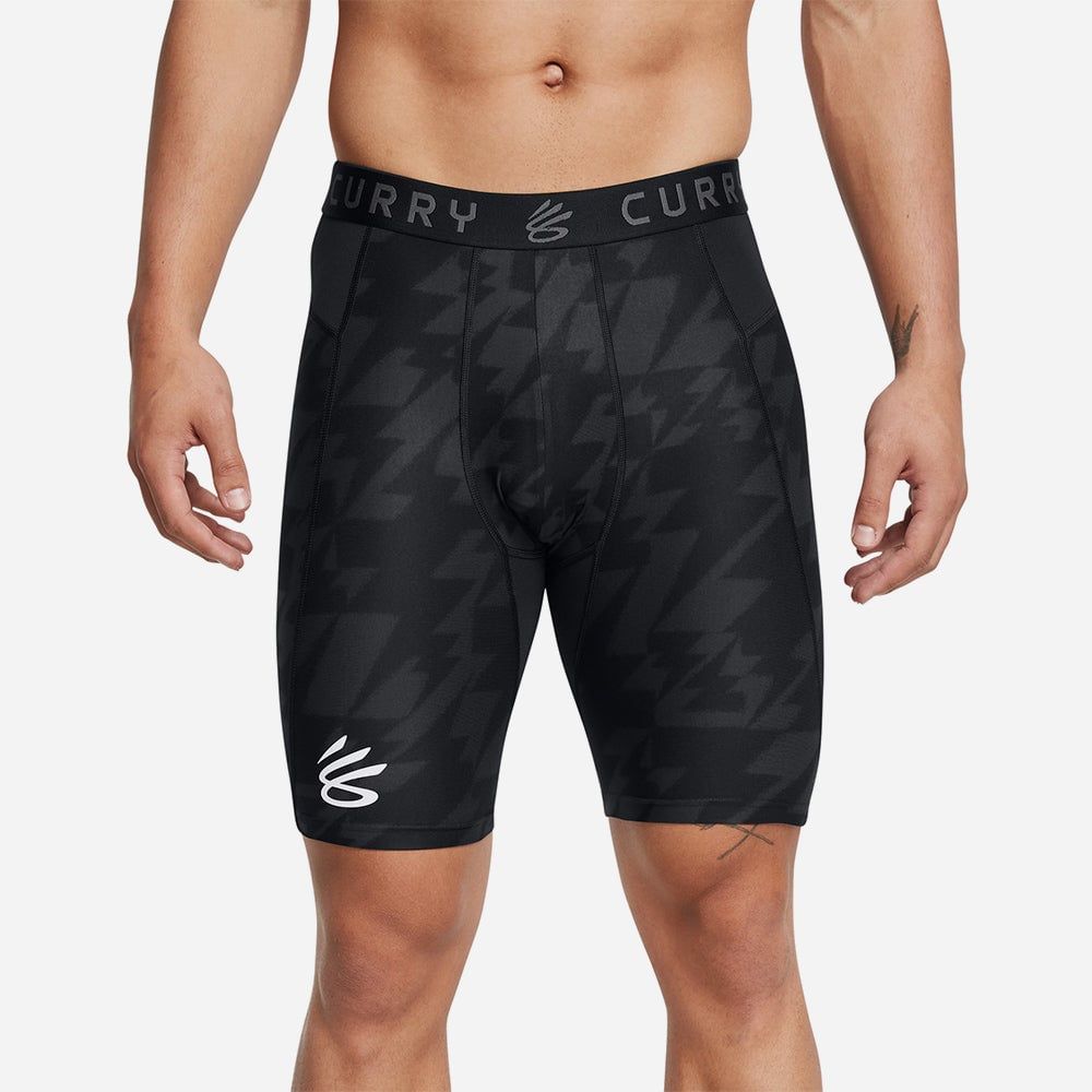 Under Armour - Quần ngắn ống ôm nam Heatgear Printed Basketball