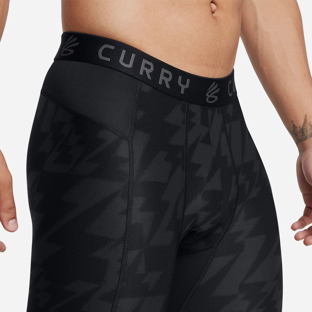 Under Armour - Quần ngắn ống ôm nam Heatgear Printed Basketball
