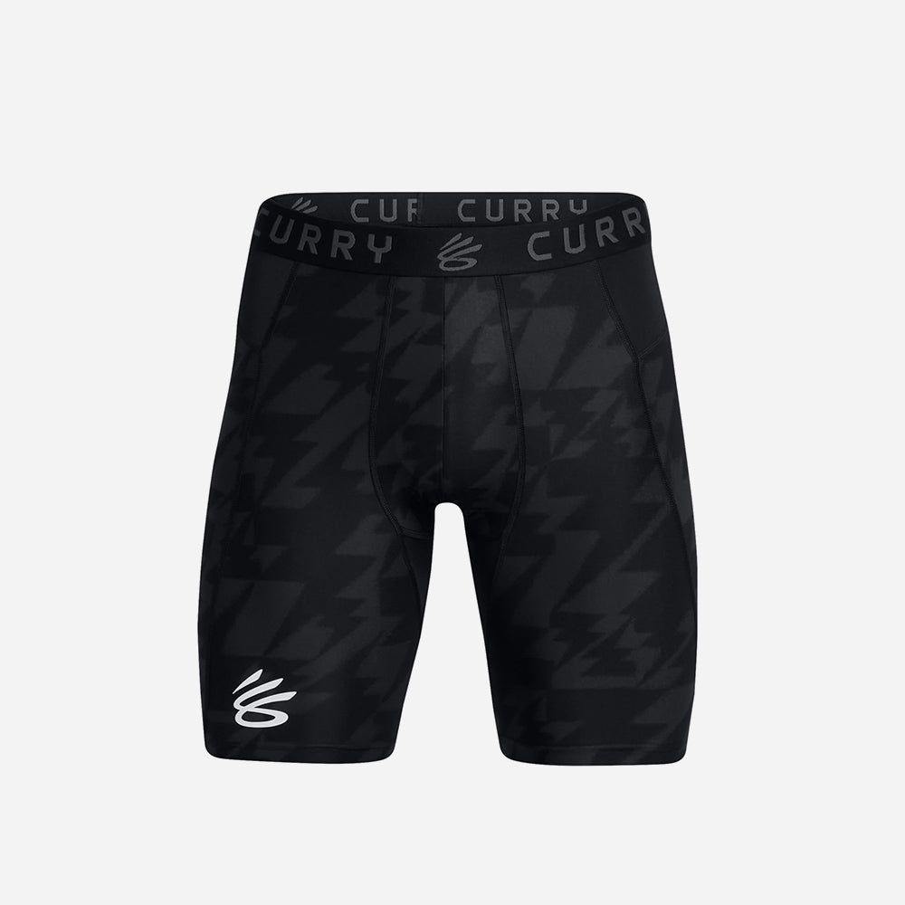 Under Armour - Quần ngắn ống ôm nam Heatgear Printed Basketball