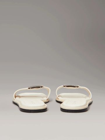 Calvin Klein - Dép quai ngang CK nữ CK Flat Premium Slide