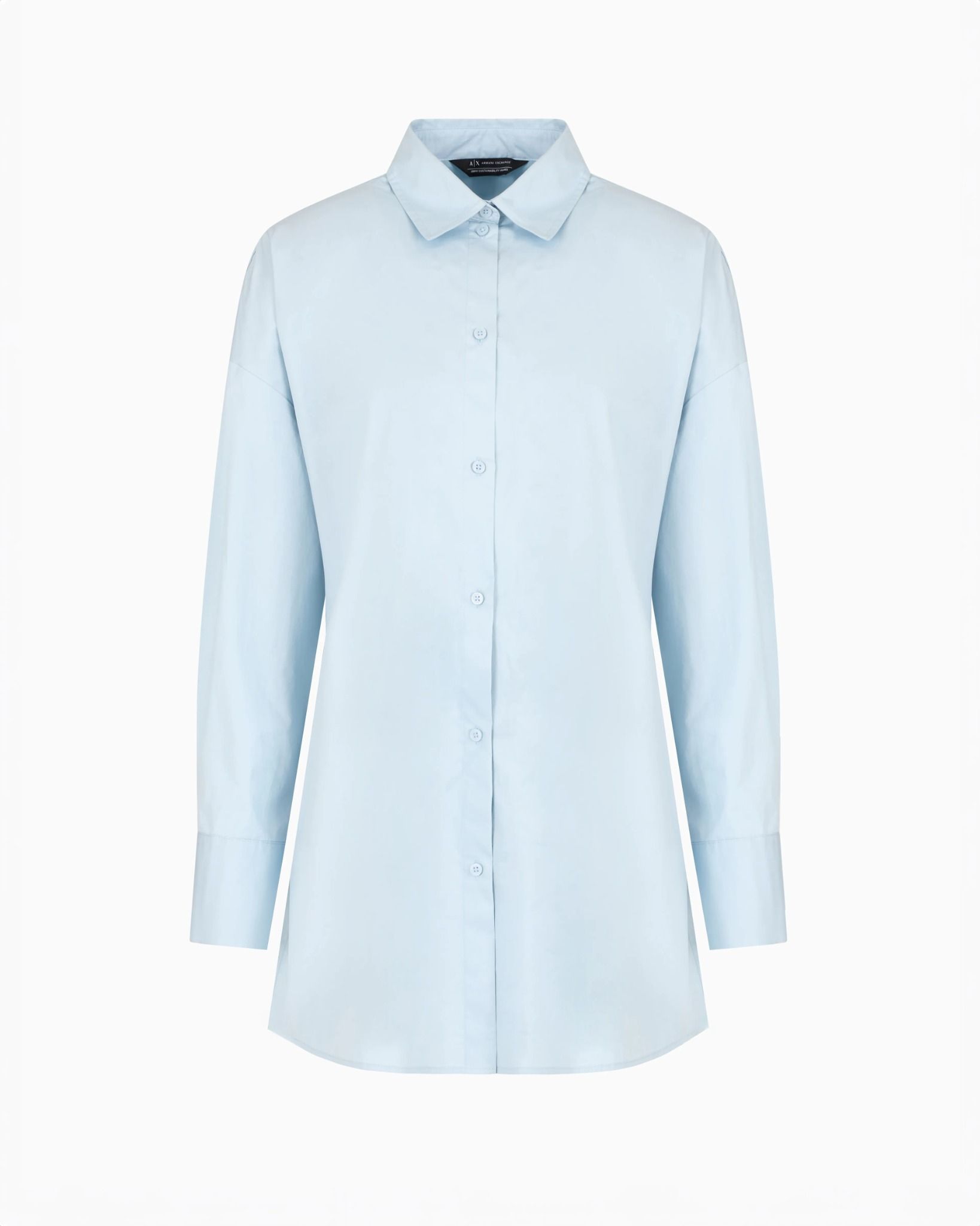 Armani Exchange - Áo sơ mi tay dài nữ AX Oversized Women's Shirt