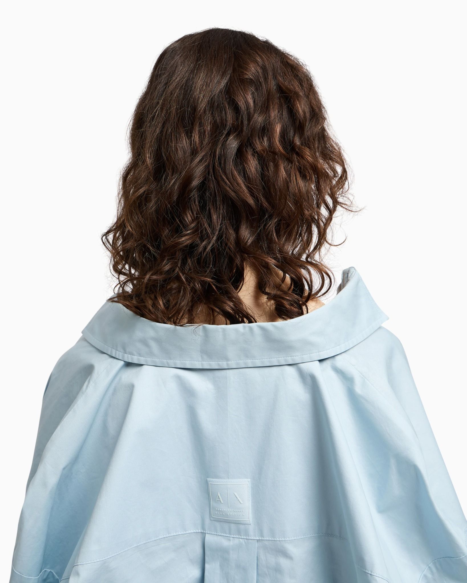 Armani Exchange - Áo sơ mi tay dài nữ AX Oversized Women's Shirt