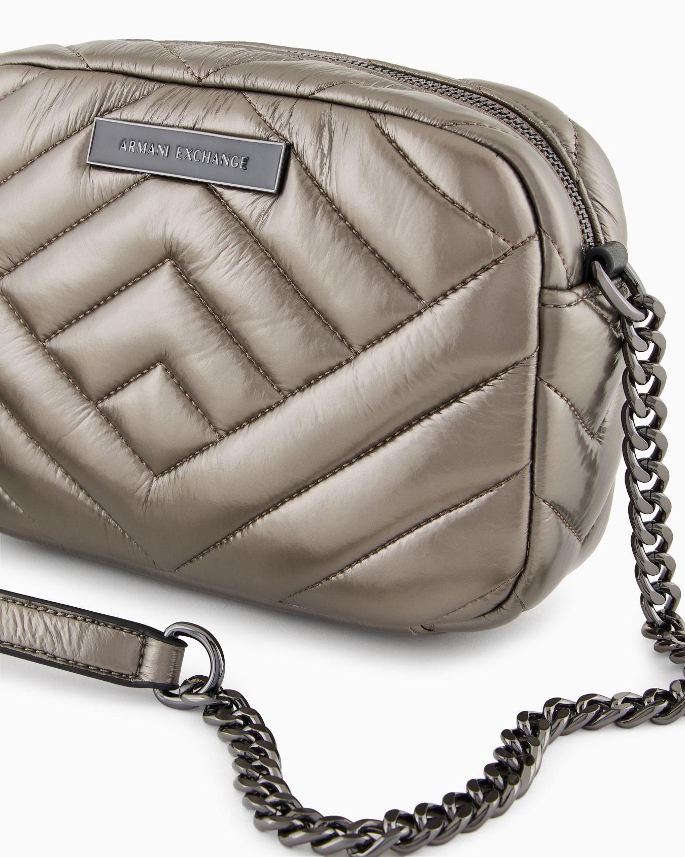 Armani Exchange - Túi đeo chéo nữ Crossbody Bag With Flocked Monogram