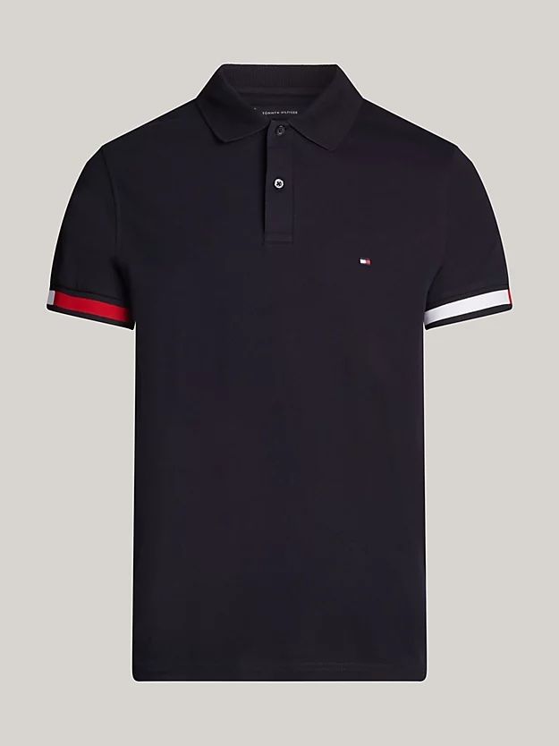 Tommy Hilfiger - Áo polo tay ngắn nam Hilfiger Flag Slim Fit Polo