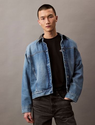 Calvin Klein - Áo phông thời trang nam CK Crew Neck Tee - 2