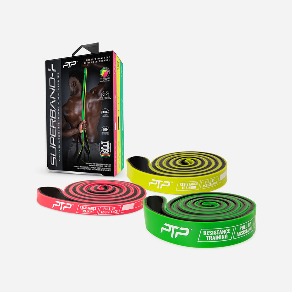 Ptp - Dây tập gym kháng lực nam nữ Superband Dual Colour Combo Fitness