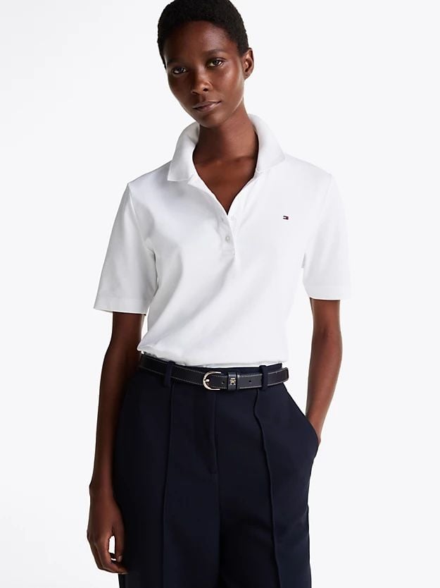 Tommy Hilfiger - Áo polo tay ngắn nữ 1985 Collection Regular Fit Polo Shirt