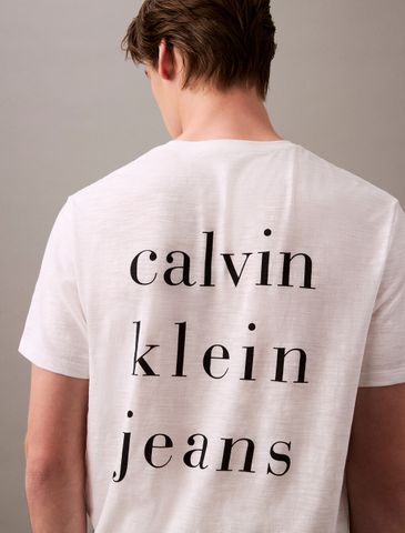 Calvin Klein - Áo phông tay ngắn nam CK Logo T-shirt