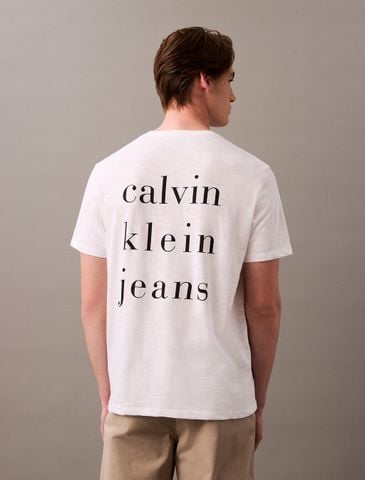 Calvin Klein - Áo phông tay ngắn nam CK Logo T-shirt - 2