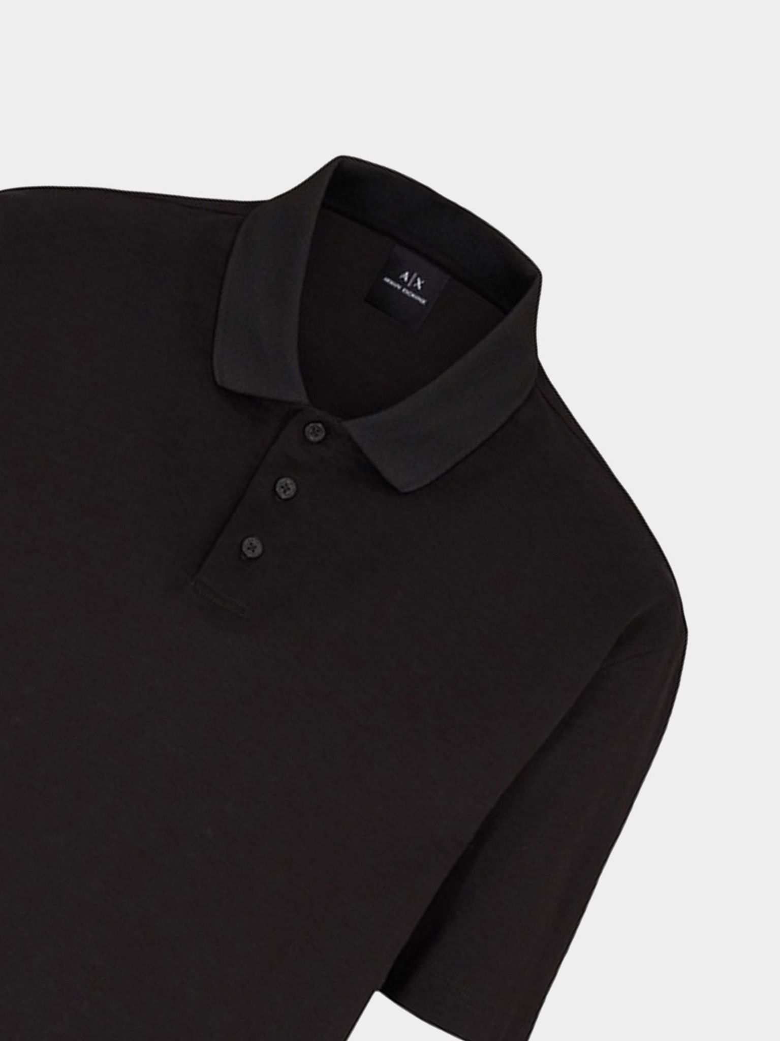 Armani Exchange - Áo thun có cổ nam AX Men's Polo Shirt