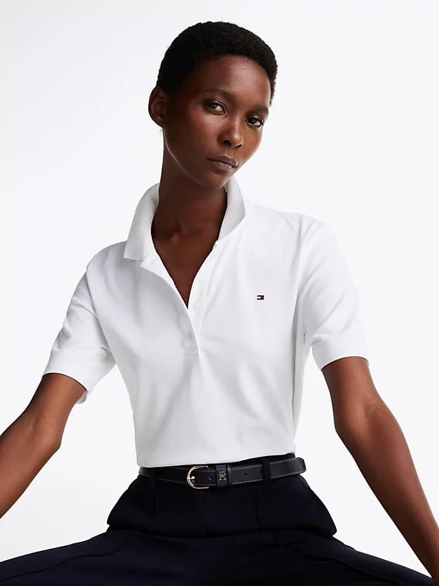 Tommy Hilfiger - Áo polo tay ngắn nữ 1985 Collection Regular Fit Polo Shirt