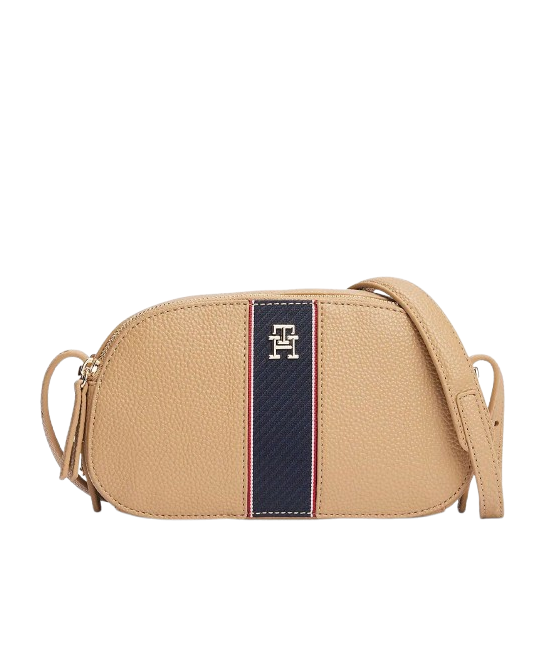 Tommy Hilfiger - Túi đeo chéo nữ Women's Beige TH Legacy Camera Bag