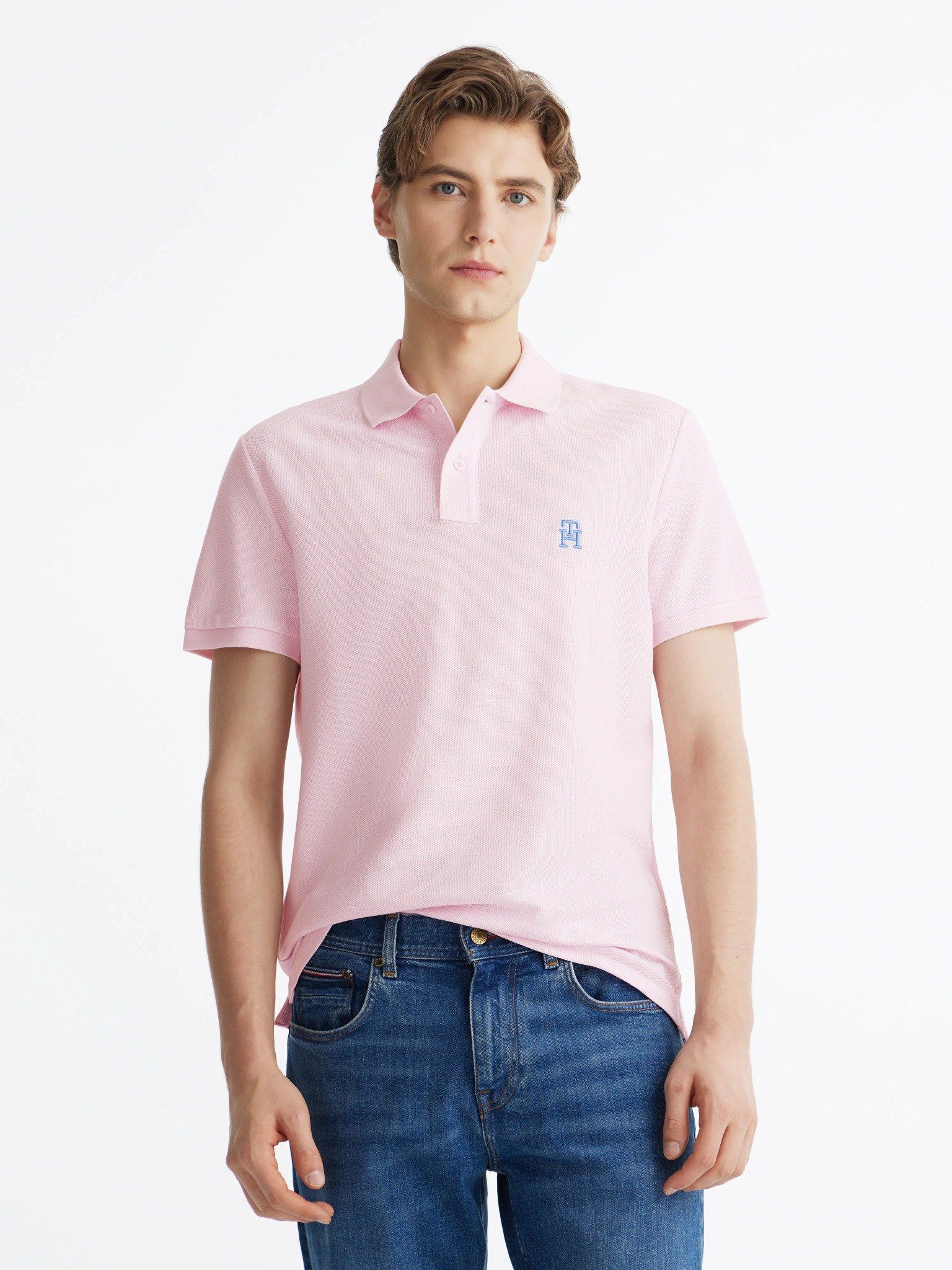 Tommy Hilfiger - Áo polo tay ngắn nam TH Premium Regular Polo