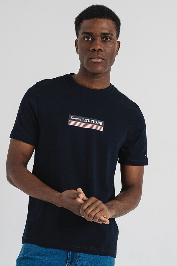 Tommy Hilfiger - Áo thun tay ngắn nam Hilfiger Box Tee