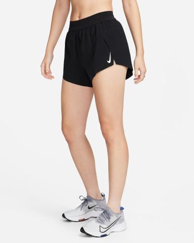 Nike - Quần ngắn thể thao Nữ AeroSwift Women's Dri-FIT ADV Mid-Rise Brief-Lined 3