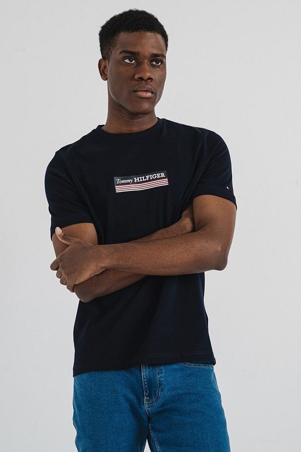 Tommy Hilfiger - Áo thun tay ngắn nam Hilfiger Box Tee