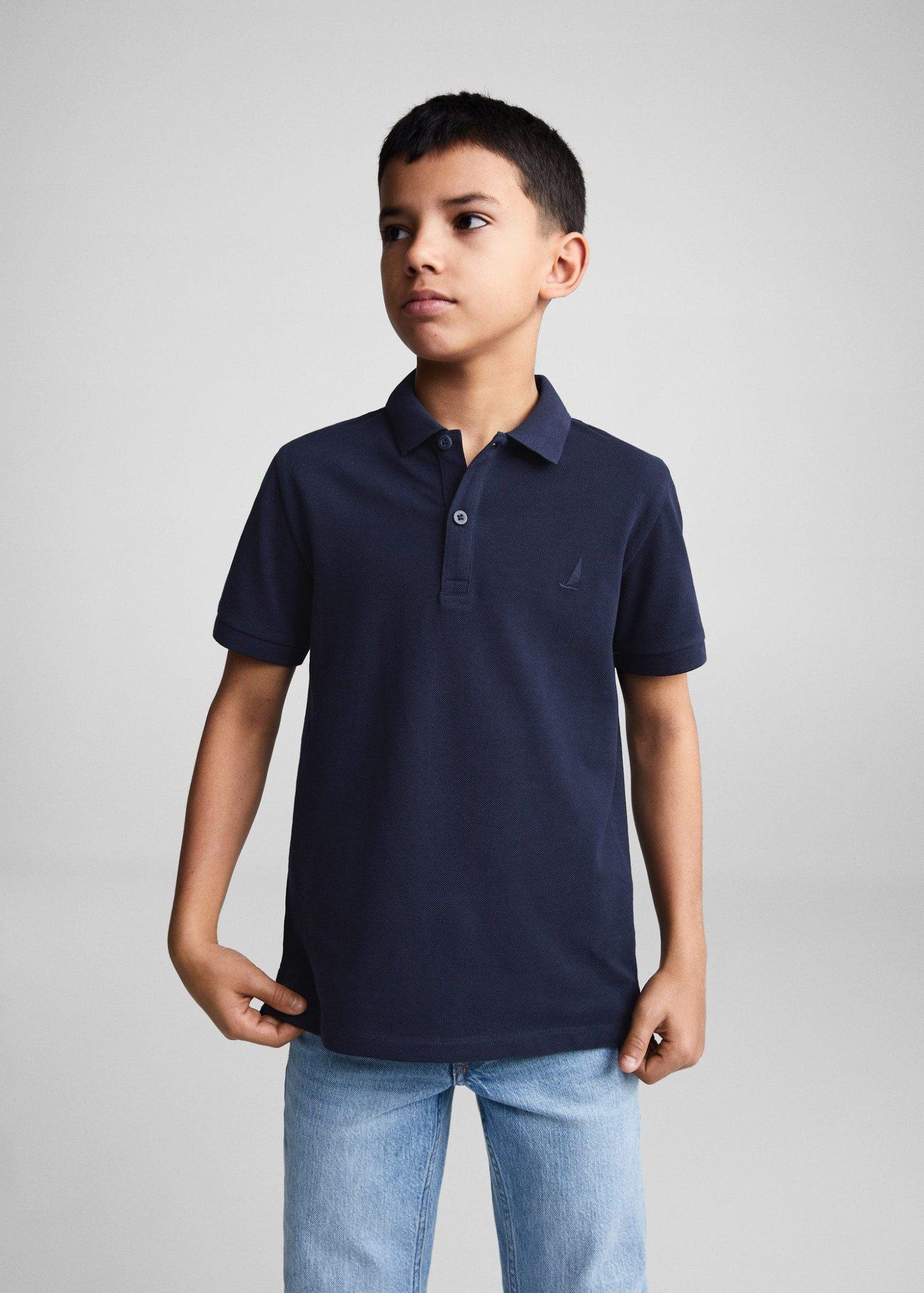 Mango - Áo thun có cổ bé trai Polo Shirt Javier6