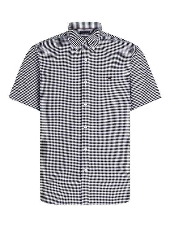 Tommy Hilfiger - Áo sơ mi tay ngắn nam Light Oxford Ginham Shirts