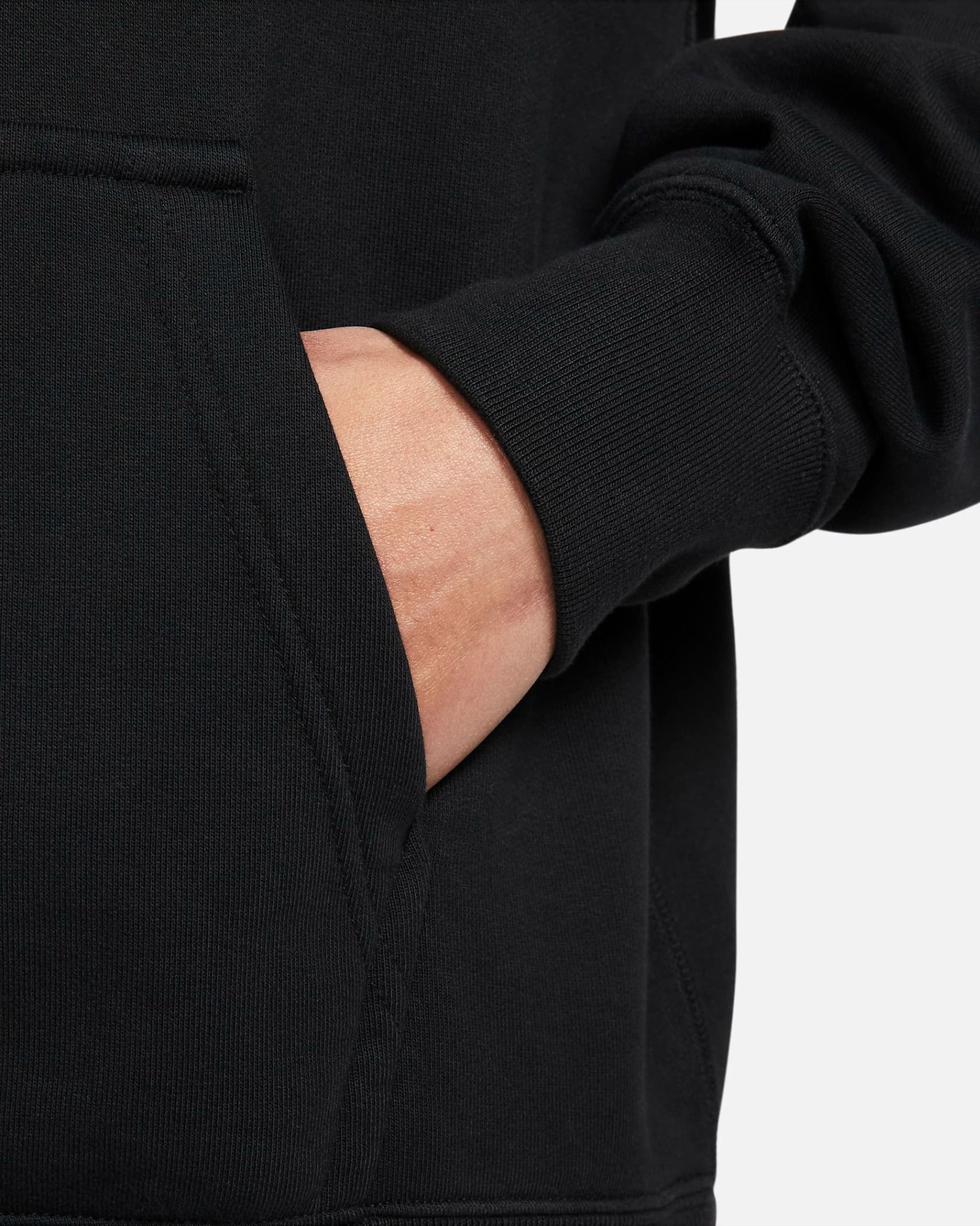 Nike - Áo khoác có mũ trùm đầu tập luyện Nam Solo Swoosh Men's French Terry Pullover Hoodie