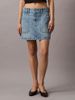 Calvin Klein - Váy jeans CK nữ Denim Utility Skirt Lightweight Blue Washed Jean