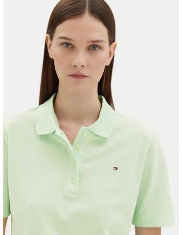 Tommy Hilfiger - Áo polo tay ngắn nữ 1985 Regular Pique Polo - 3