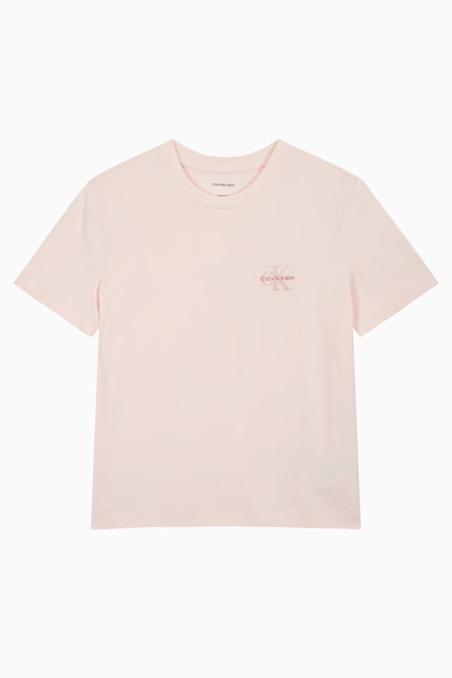 Calvin Klein - Áo phông thời trang CK nữ Premium Monogram Emb Tee