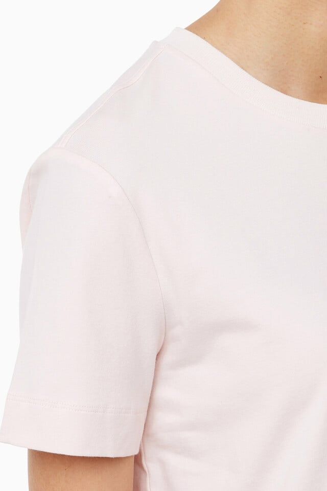 Calvin Klein - Áo phông thời trang CK nữ Premium Monogram Emb Tee