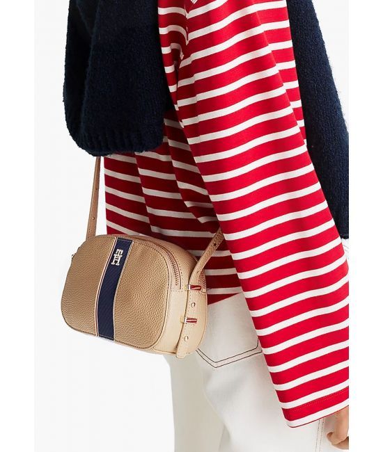 Tommy Hilfiger - Túi đeo chéo nữ Women's Beige TH Legacy Camera Bag