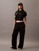 Calvin Klein - Áo thun tay ngắn nữ CK Cropped Monogram T-shirt