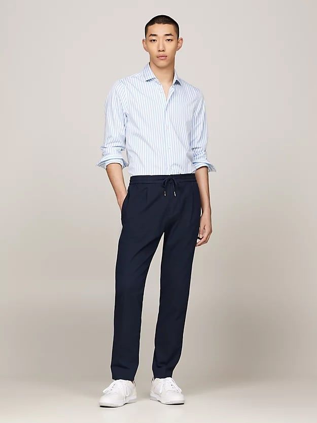 Tommy Hilfiger - Quần dài nam Smart Casual Harlem Two-Tone Tapered Chinos
